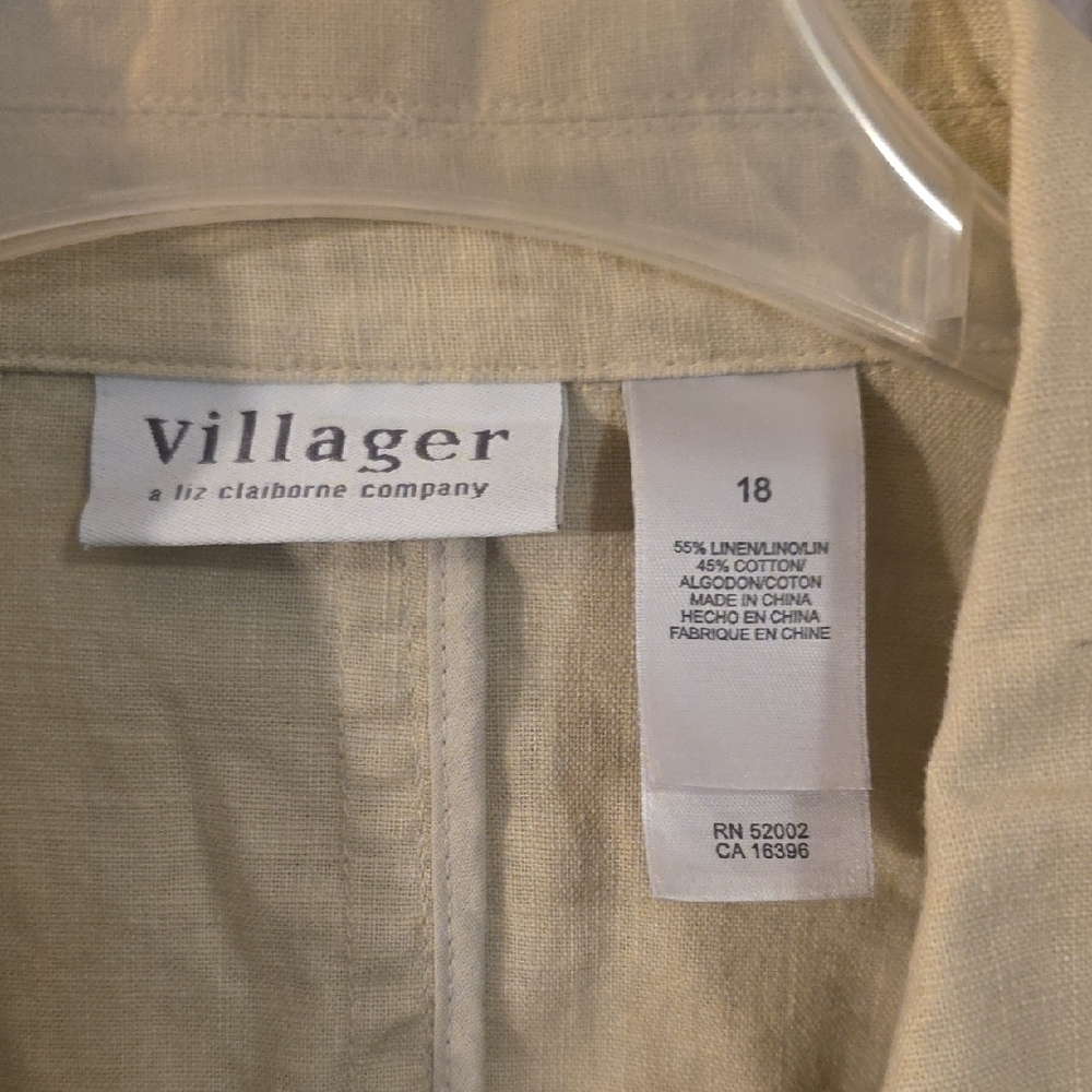Villager Beige Button-Up Blazer - Picture 3 of 5